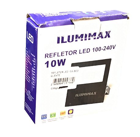 REFLETOR LED 10W BIVOLT RGB COM CONTROLE ILUMIMAX