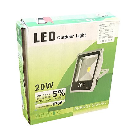 REFLETOR LED 20W AZUL BIVOLT OUTDOOR LIGHT