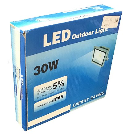 REFLETOR LED 30W BIVOLT AZUL OUTDOOR LIGHT