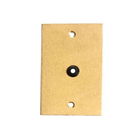 LINHA PISO PLACA 4X2 COM FURO ALUMÍNIO DOURADO