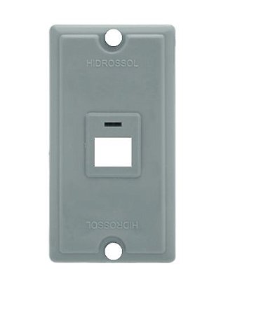 CONDULETE ESPELHO TELEFONE CINZA CL-A PARA RJ45