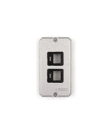 TAMPA CONDULETE 2 POSTOS RJ45/RJ11 TRAMONTINA 3/4"