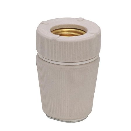 PORTA LÂMPADA E27 PORCELANA 4A 1570