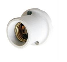 PORTA LÂMPADA E27 PORCELANA 4A 1592-N