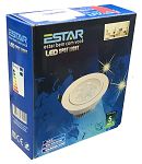 SPOT LED EMBUTIR REDONDO 5W BIVOLT BRANCO FRIO ESTAR