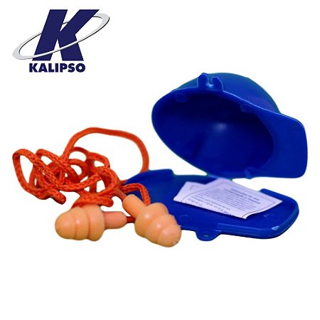 PROTETOR AUDITIVO KALIPSO SILICONE LARANJA
