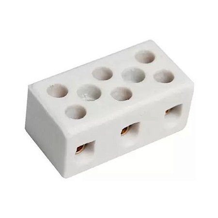 CONECTOR PORCELANA BRASFORT TRIPOLAR 16