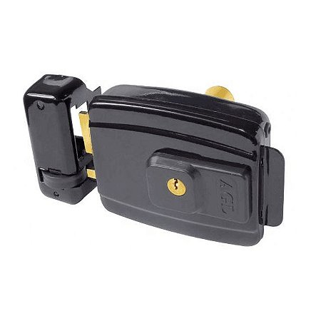 FECHADURA AGL 12V PRETA