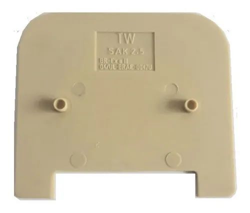 PLACA SEPARADORA BORNE STECK 2,5MM