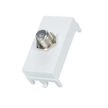 TOMADA TV COAXIAL 75 OHMS BRANCO INFINITI