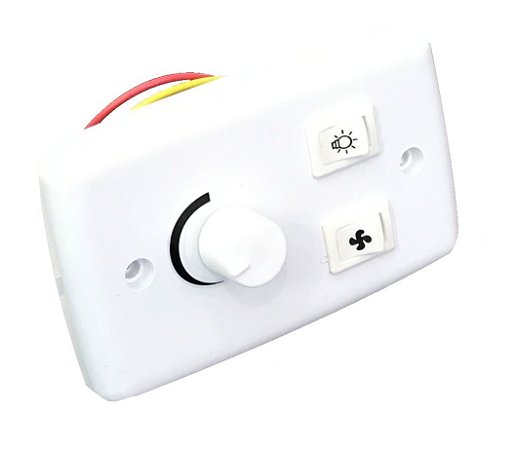 CONTROLE VENTILADOR 4X2 EMBUTIR PARA 1 LÂMPADA_INTERNA