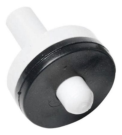 VEDANTE TORNEIRA  PVC BRANCO\PRETO 1\2"