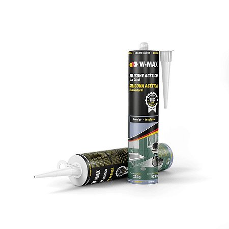 SILICONE ACETINADO INCOLOR  275ML\264G W-MAX