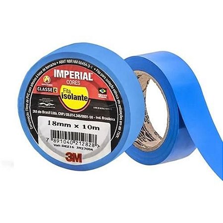 FITA ISOLANTE 10 MT AZUL 3M