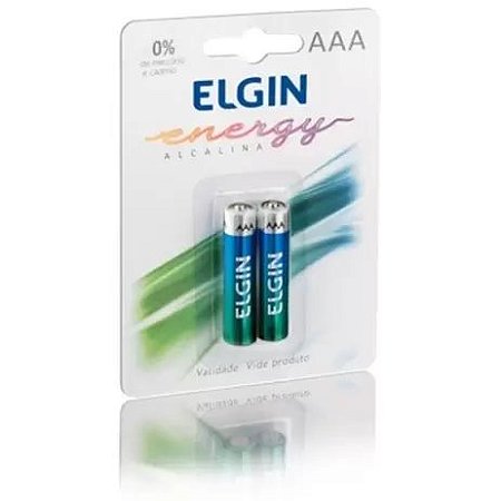 PILHA ALCALINA AAA ELGIN C/2