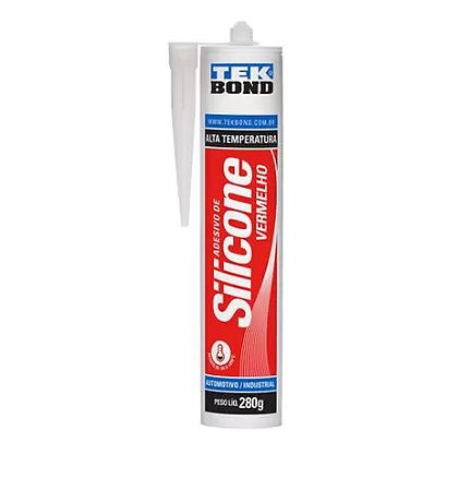SILICONE ALTA TEMPERATURA VERMELHO 280G TEK BOND