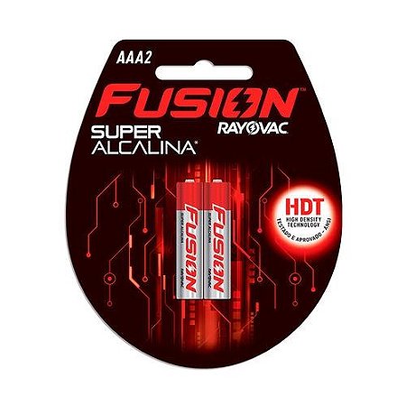 PILHA FUSION ALCALINA  AAA COM 2