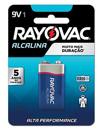 BATERIA ALCALINA 9V RAYOVAC