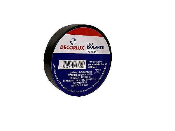 FITA ISOLANTE DECORLUX 5 MT