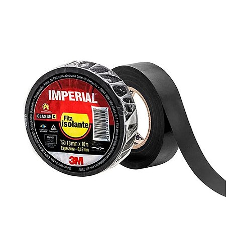 FITA ISOLANTE 3M IMPERIAL 18X10MTS