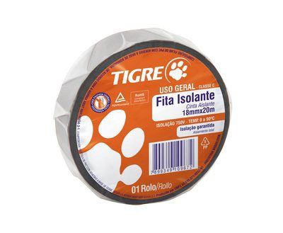 FITA ISOLANTE TIGRE USO GERAL 20MT