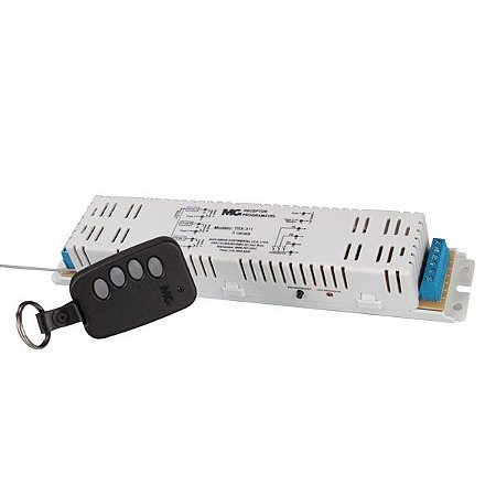 KIT CONTROLE REMOTO TRX-301 RECEPTOR 3 CANAIS