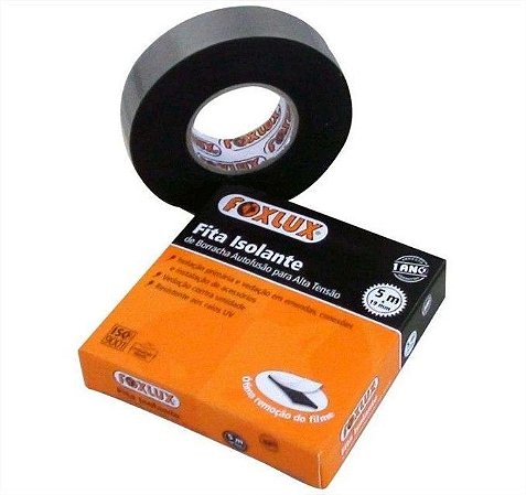 FITA ISOLANTE AUTO FUSÃO FOXLUX 5MTS