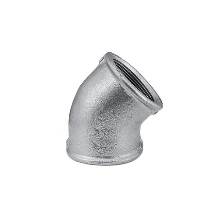 JOELHO GALVANIZADO PESADO 1/2 45°