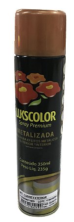 TINTA SPRAY LUKSCOLOR METALIZADA COBRE INTERNA