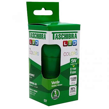 LÂMPADA LED TKL VERDE