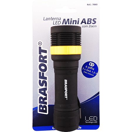 LANTERNA LED MINI ABS BRASFORT