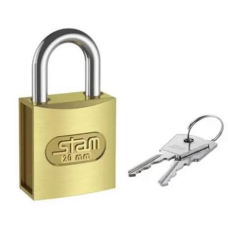 CADEADO STAM 20MM CHAVES IGUAIS