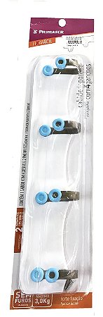 GANCHO PRIMAFER ADESIVO 0,5KG PL\METAL AZUL