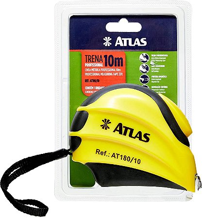 TRENA ATLAS PROFISSIONAL 10M AMARELA