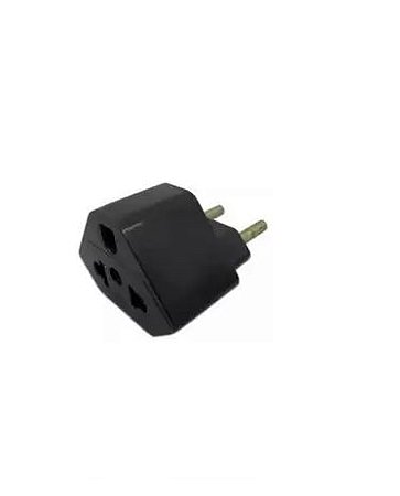 PINO ADAPTADOR UNIVERSAL PRETO 10A