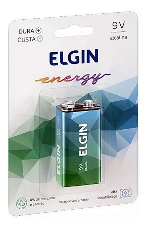 BATERIA ALCALINA 9V ELGIN