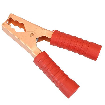GARRA JACARE GRANDE 300A VERMELHO COBRE