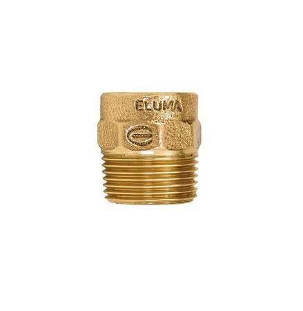 CONECTOR MACHO LATÃO 28X1 SEM ANEL