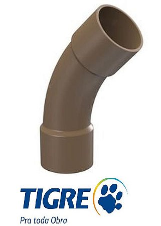 CURVA SOLDÁVEL 45° TIGRE 60MM