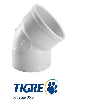 CURVA ESGOTO  45 TIGRE 40MM