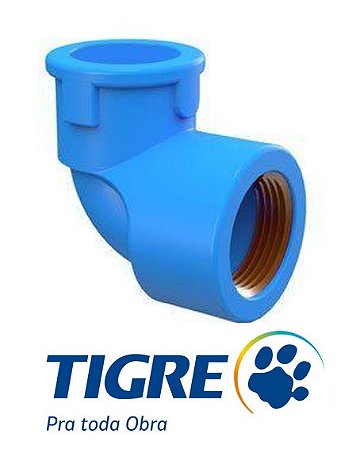 JOELHO BUCHA/LATÃO TIGRE 20MM X 1/2