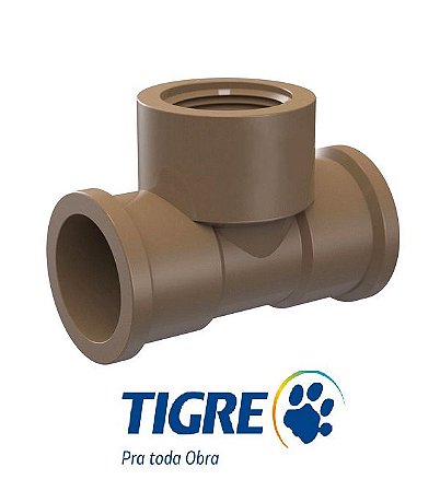 TE SOLDÁVEL ROSCÁVEL TIGRE 25X20MM