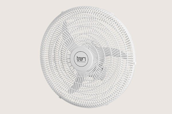 VENTILADOR OSCILANTE PAREDE 127V MONO 60CM PP BRANCO TRON