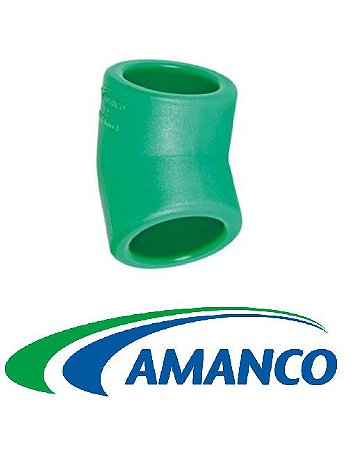 JOELHO 45° AMANCO AQUATHERM VERDE  PPR  25MM