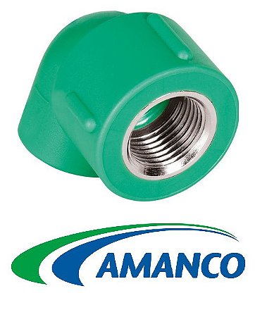 JOELHO AMANCO AQUATHERM VERDE COM ROSCA INTERNA PPR 25X3\4"