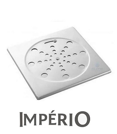 GRELHA IMPÉRIO INOX QUADRADO 15X15 SEM CAIXA
