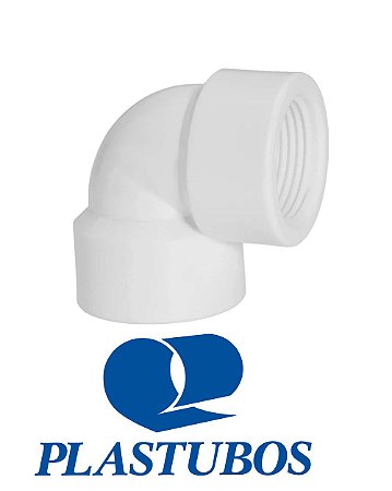 JOELHO ROSCAVEL BRANCO PLASTUBOS 1/2"