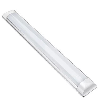 LUMINÁRIA LED SLIM 36W 120CM 3000K LUZ SOLAR