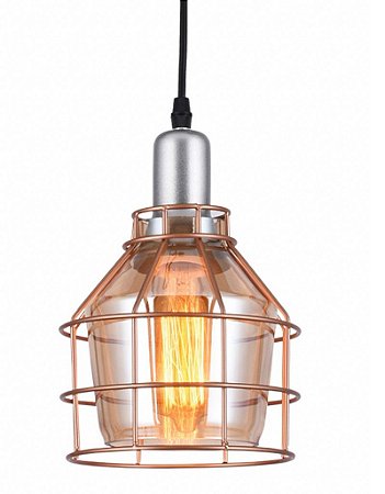 PENDENTE TASCHIBRA ARO 160 1XE27 ÂMBAR
