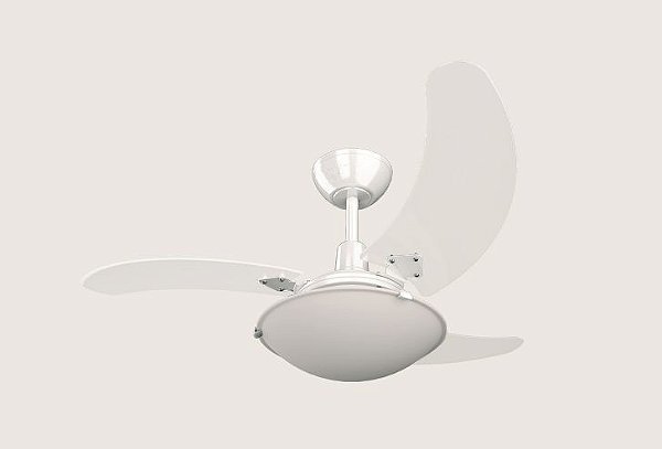 VENTILADOR AURA 110/127V 3P SAN AT BRANCO PÁ TRANSPARENTE TRON